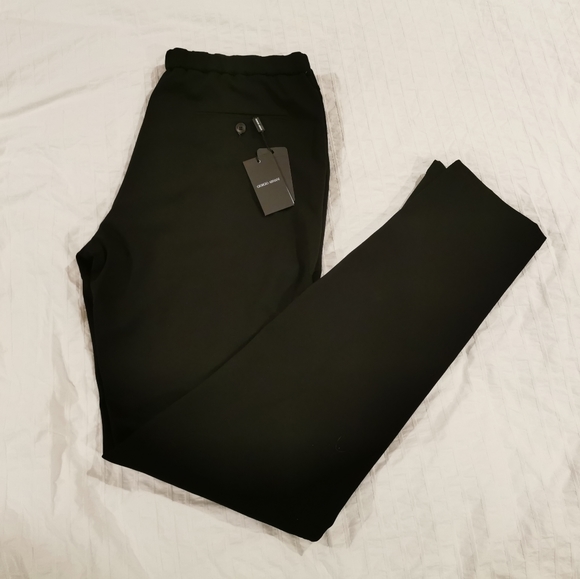 75% Off! Giorgio Armani black casual trouser - Picture 1 of 6